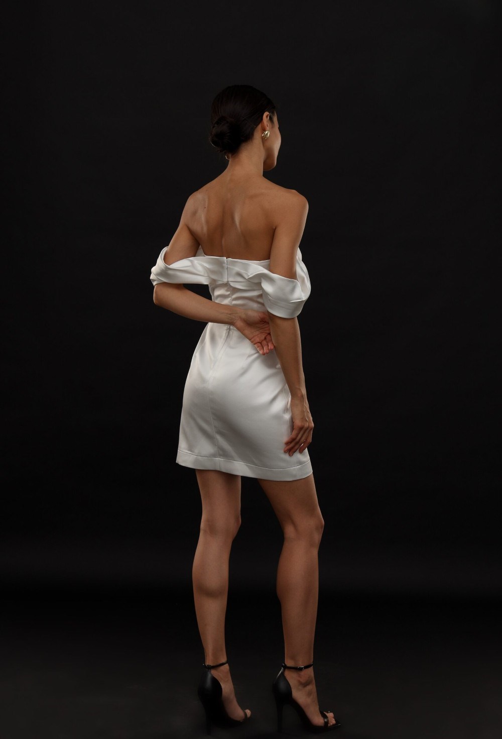 Платье Mila с рукавами-крылышками - фото 98127