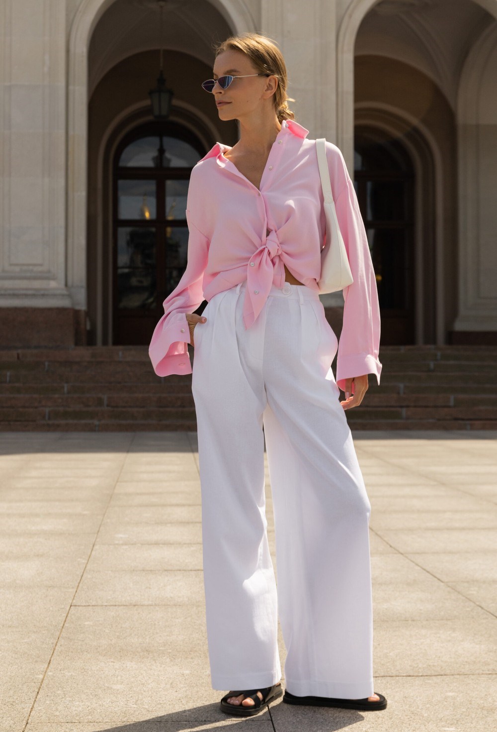 Льняные брюки Tana - фото 98153