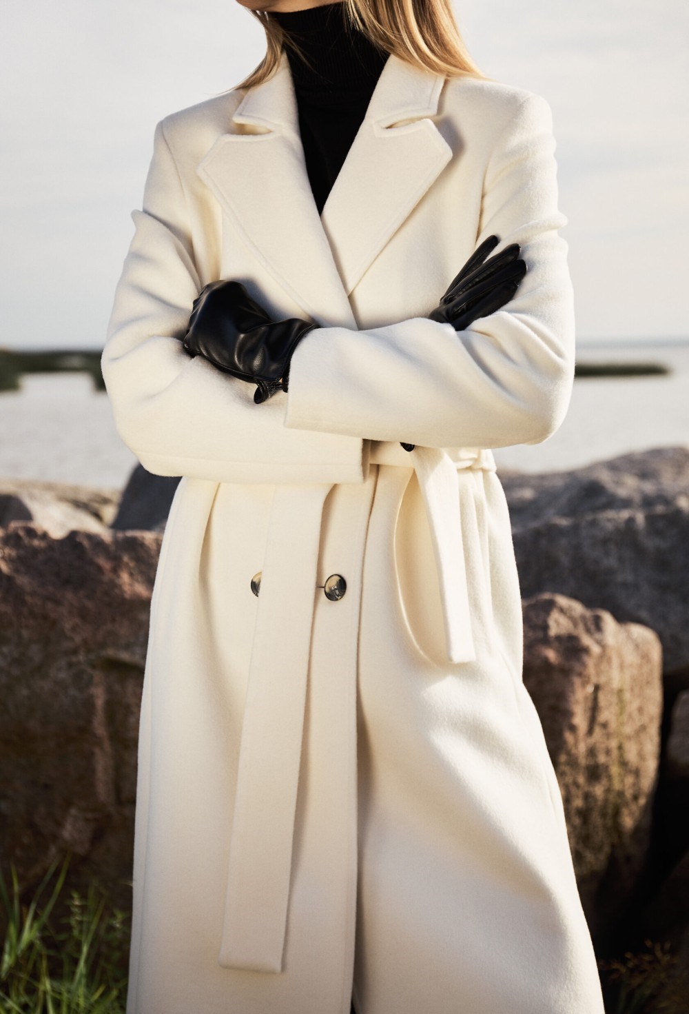 Двубортное пальто Barbara - фото 98184