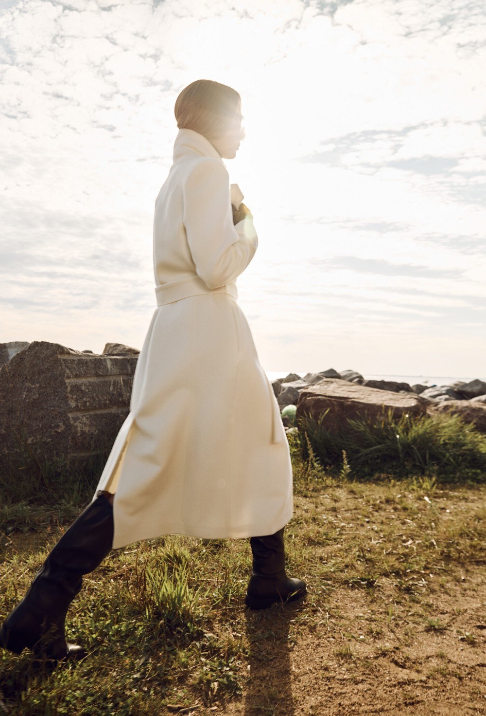 Двубортное пальто Barbara - фото 98186