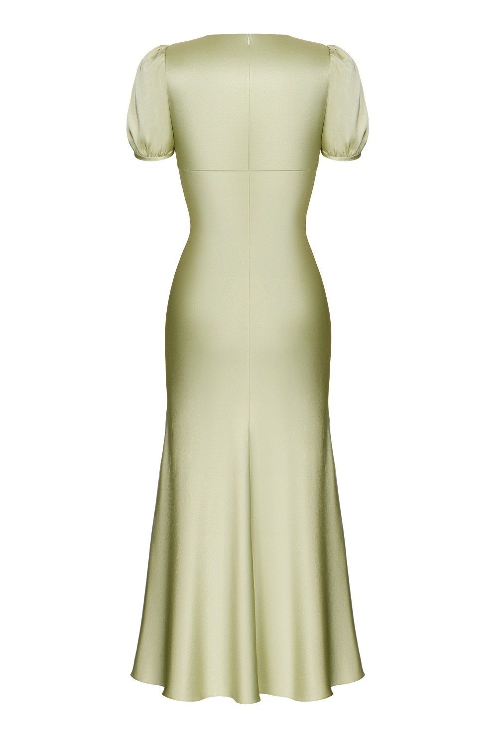 Платье из шёлка с v-образным вырезом - фото 98486