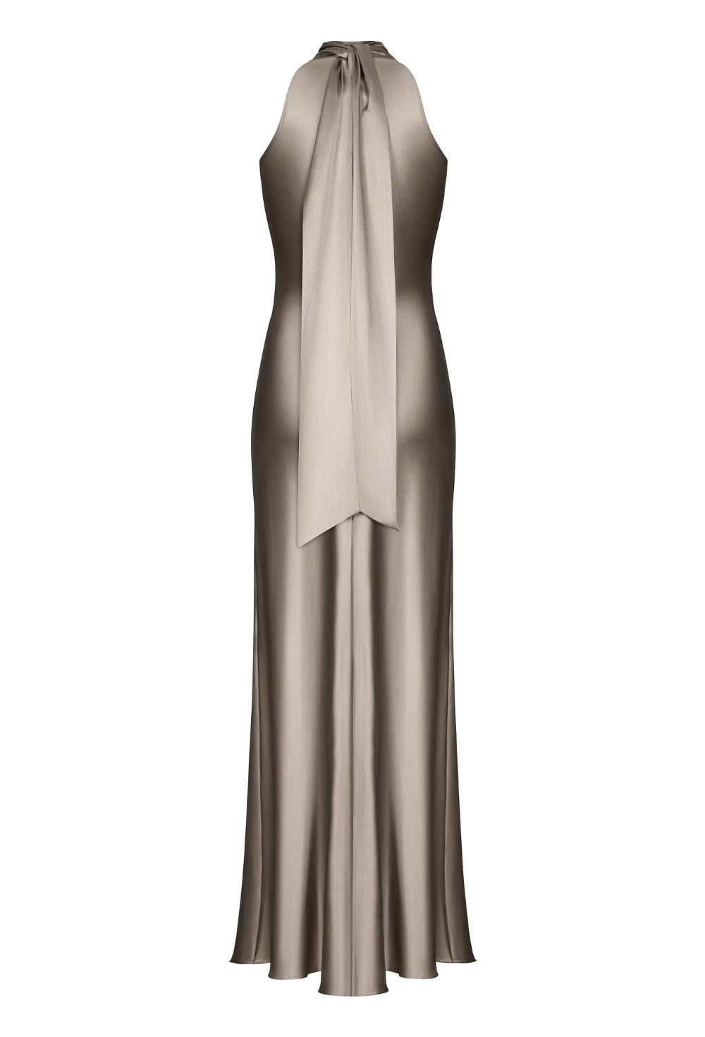 Платье с шарфом шелковое - фото 98498