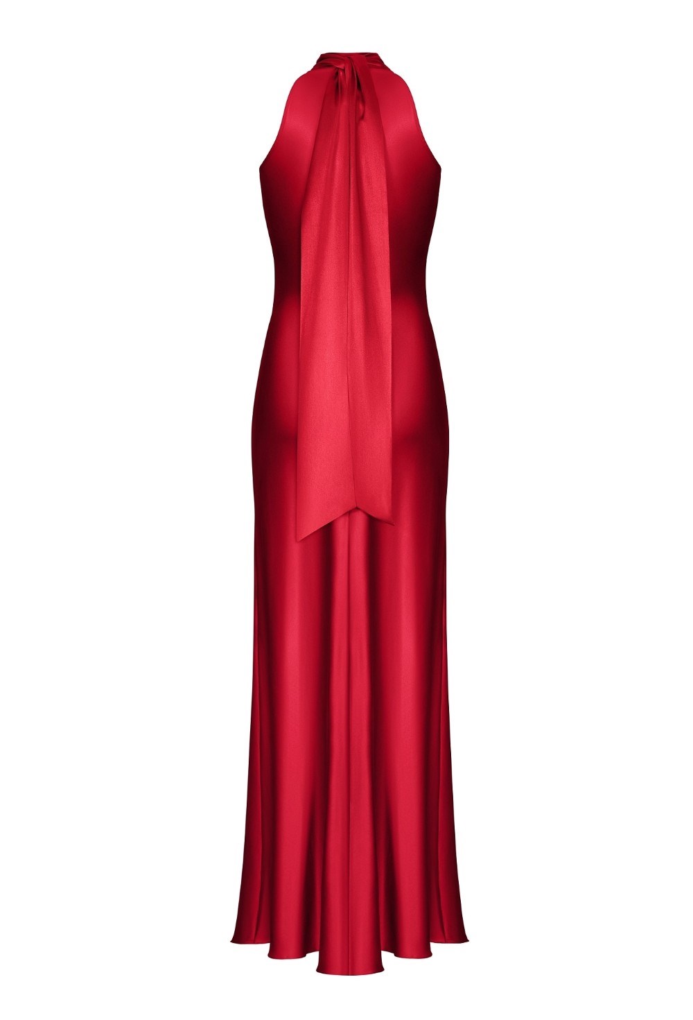 Платье с шарфом шелковое - фото 98506