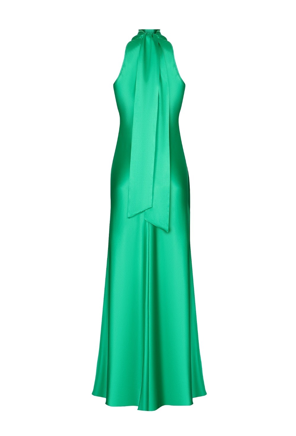 Платье с шарфом шелковое - фото 98551