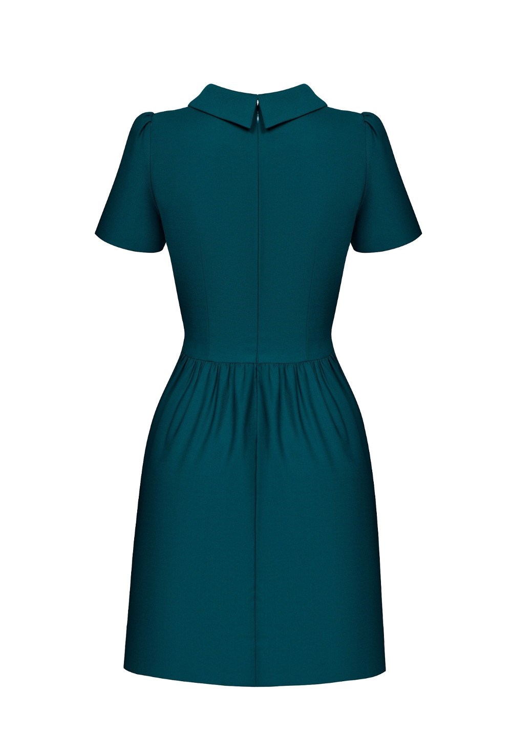 Платье с защипами - фото 98563