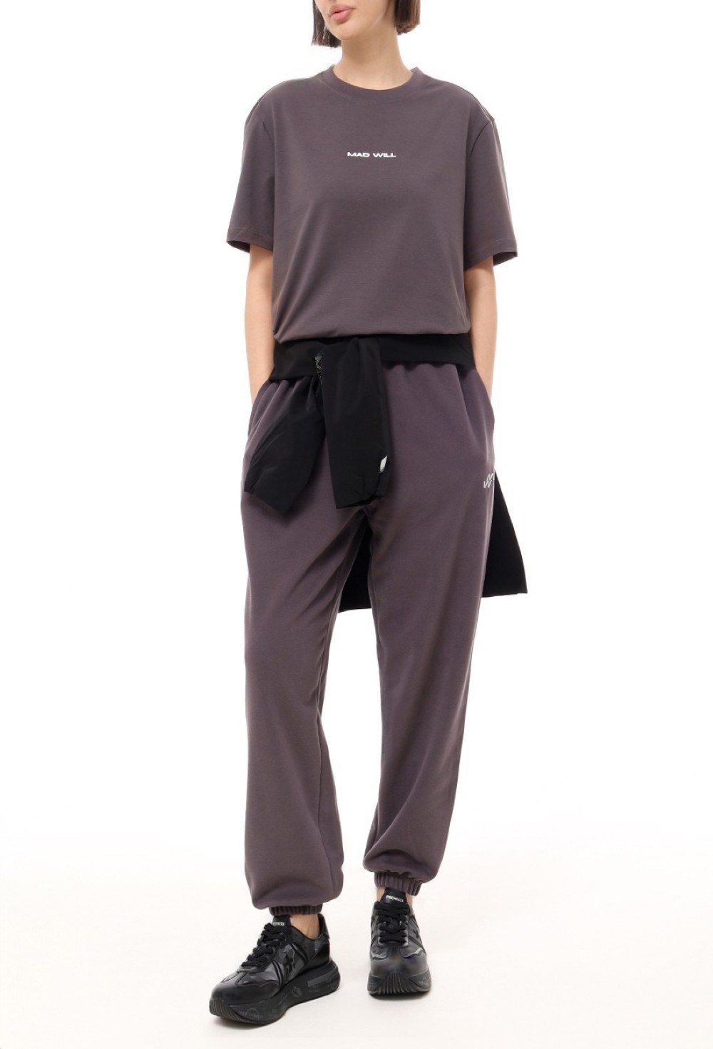 Джоггеры хлопковые - фото 98759