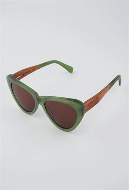 Очки CAT EYE 5 Green wood