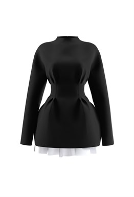 «Doll dress» платье из объемного хлопка