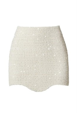 “Summer sparkle” Юбка мини с фигурным срезом
