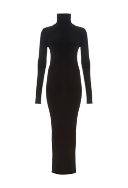 Платье С Открытой Спиной Трикотажное