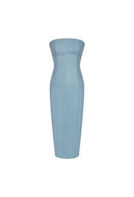 Платье бандо DIANA DENIM