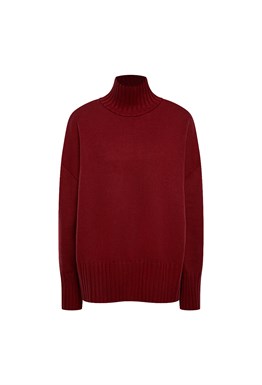 Джемпер с горлом RED WINE