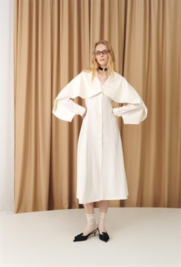 Макси-платье с оборками