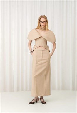 Юбка из льна