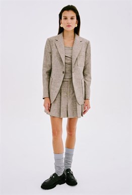 Блейзер из смесового льна