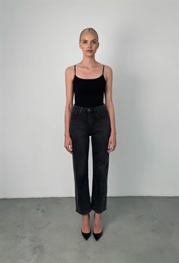 Джинсы Straight Crop