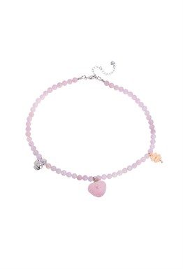 Lavender amethyst choker