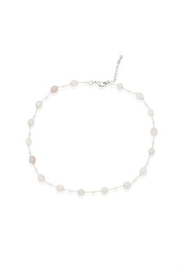 Choker Pink Quartz and Pearls