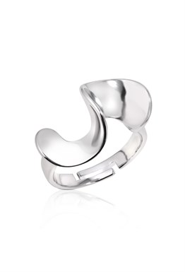 Coral Ring Rhodium