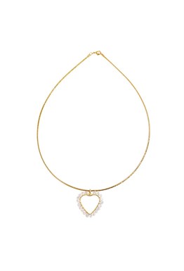 Necklace with Crystal Heart