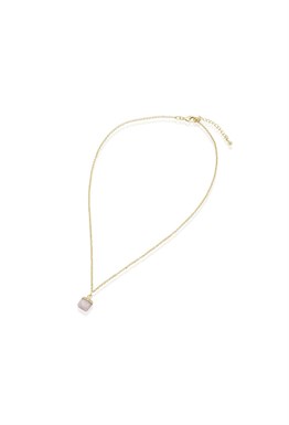 Necklace with Large Citrine Gem