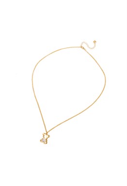 Teddy Cubic Zirconia Pedant Necklace
