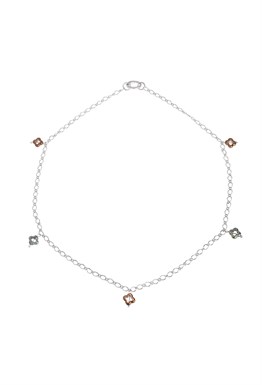 Mother of Pearls Heart Charms Necklace