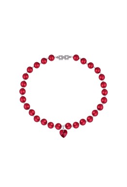 Pink Swarovski Necklace and Swarovski Pink Crystal