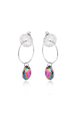 Earrings with a Star pendant Gold