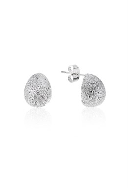 Earrings with a mirror effect Gold