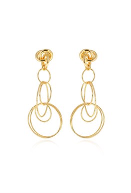 Square stud earrings