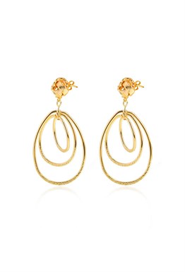 Earrings with an English lock