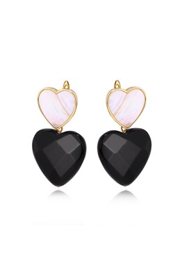 Earrings with Strawberry pendants Gold