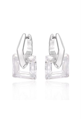 Congo earrings with a Cross symbol