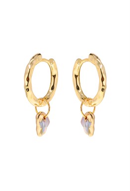 Hoops Keshi Pearl Earrings Gold