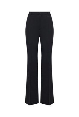 Брюки клеш черные