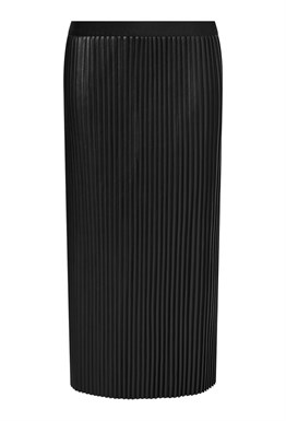 Юбка плиссе из экокожи