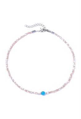 браслет на ногу из перламутра