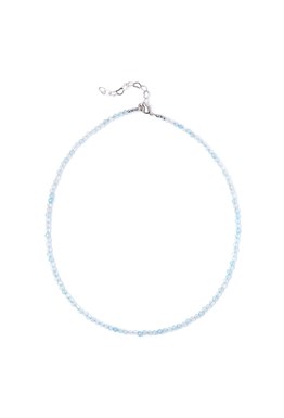 чокер из аквамарина