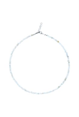 чокер из бледно-голубого берилла