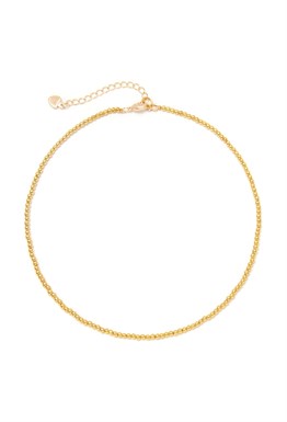 чокер из золотого гематита