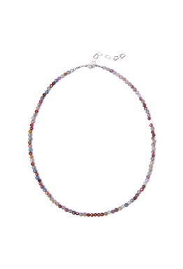 чокер из гранатово-серых сапфиров