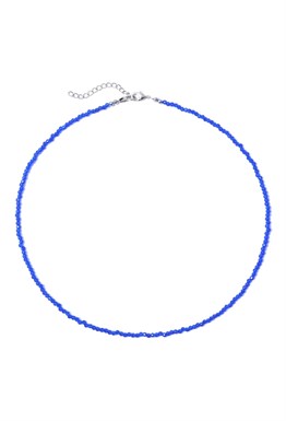 чокер из синей шпинели