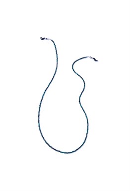 цепочка для очков из малахита