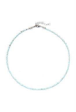 чокер из ясно-голубого ларимара