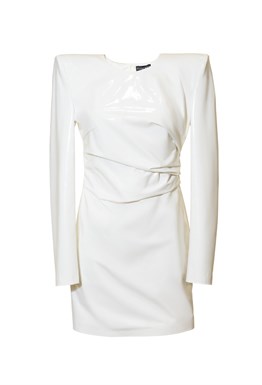 Платье лаковое