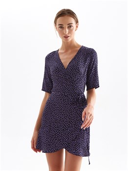 Платье на запах Polka Dot