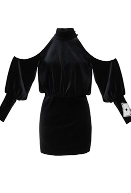 Платье бархатное "Пиковая дама"