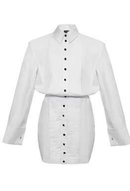 Платье с манишкой