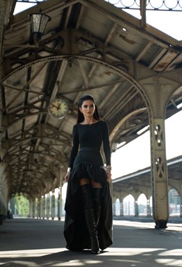 Боди с длинным рукавом